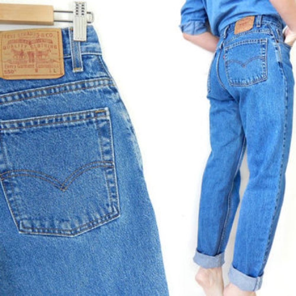 Vintage Levi's 550 high waist jeans Sz 10